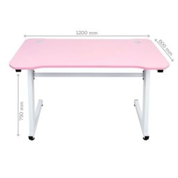 Conjunto Mesa Gamer Pelegrin Pel-008P Rosa e Cadeira Gamer Pelegrin Pel-3020 Rosa - 6
