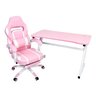 Conjunto Mesa Gamer Pelegrin Pel-008P Rosa e Cadeira Gamer Pelegrin Pel-3020 Rosa - 1
