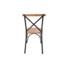Conjunto Sala de Jantar Industrial 6 Cadeiras Aço Madeira Maciça Laís  - 3