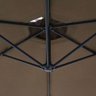 Ombrelone Suspenso de Piscina Varanda e Jardim 3m Veneza Bel:lisa/marrom - 4