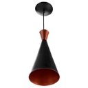 Ver imagem 1 de 3 Pendentes Cone Preto Canadá Sala Cozinha Churrasqueir