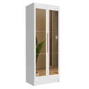 Ver imagem 1 de Guarda-Roupa Modulado 2 Portas com Espelho 4 Gavetas 1 Cabideiro Branco Neo Madesa
