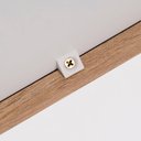 Ver imagem 3 de Cômoda Kaki 3 Gavetas 100% MDF Pés de Madeira 80 cm X 45 cm Tauari