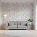 Ver imagem 5 de Papel de Parede Adesivo Folhas Pvc Cinza Lavável 5m Decorativo