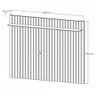 Rack com Painel para Tv até 72 Polegadas Vivare Wood Classic 3 Gavetas Off White/nature - Giga Móvei - 4