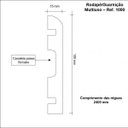 Ver imagem 3 de Rodapé de MDF Liso 10CMX2,40m Rende 2,4m 1000 Branco Moldufama