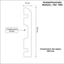 Ver imagem 3 de Rodapé de MDF Liso 10cm x 2,40m Rende 2,4 Metros 1000