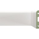 Ver imagem 1 de Rodapé de MDF Liso 10CMX2,40m Rende 2,4m 1000 Branco Moldufama