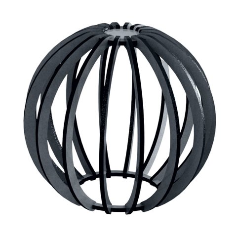 Luminária Teto tipo Pendente JABULANI MDF - Completa - Cor: Preta