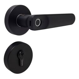 Fechadura Eletrônica Digital Papaiz Sl135 Biometria Preta - 1 Fechadura Eletrônica Digital Papaiz Sl135 Biometria Preta - 1