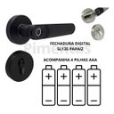 Ver imagem 4 de Fechadura Eletrônica Digital Papaiz Sl135 Biometria Preta