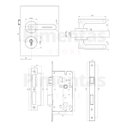 Ver imagem 5 de Fechadura Eletrônica Digital Papaiz Sl135 Biometria Preta