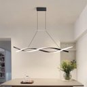 Ver imagem 5 de Lustre Aspiral Led Pendente Decoraçao Recepçao Hall de Entrada Restaurante Sala de Jantar Mod