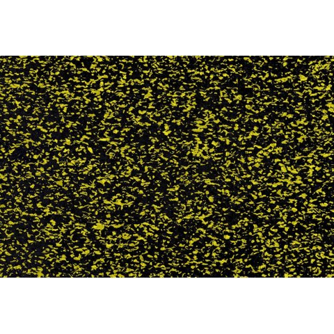 Piso Emborrachado Rubberkap Rolo 1m X 10m Preto Amarelo Kapazi