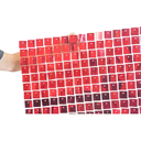 Ver imagem 6 de 1 Placa Painel Shimmer Wall Muro Lantejoula Festa Cor 30x30 Modelos:vermelho