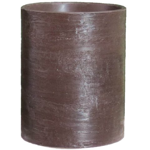 Vaso para plantas Grid Coluna 30x25 - MARROM CAFE 003
