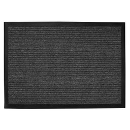 Tapete Duo Preto para Secar com Borda 70cm x 100cm - 1