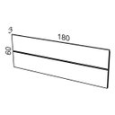 Ver imagem 3 de Cabeceira Barra para Cama de Casal 180cm Dalla Costa