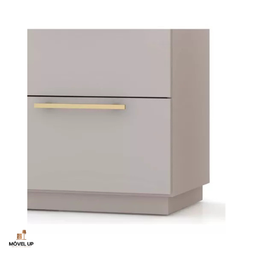 Mesa de Cabeceira 2 Gavetas 50cm Dubai - Vlr Móveis: Fendi - 4