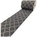 Ver imagem 1 de Rolo Antiderrapante Tropical Árabe Preto 65cm x 15M Kapazi