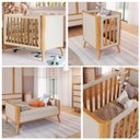 Ver imagem 7 de Kit Berço Multifuncional Guarda Roupa e Cômoda Quarto Bebê