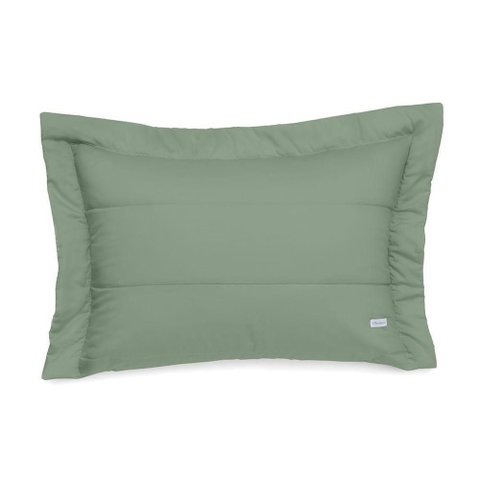 Porta Travesseiro Altenburg Cetim 300 Fios 50cm X 70cm Verde