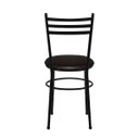 Ver imagem 3 de Kit 4 Cadeiras Epoxi Preta para Cozinha: Marrom