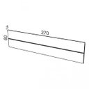 Ver imagem 3 de Cabeceira de Barra para Cama de Casal em MDF 270cm Dalla Costa