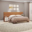 Ver imagem 1 de Cabeceira de Barra para Cama de Casal com LED em MDF 270cm Dalla Costa