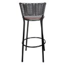 Ver imagem 5 de Banquetas Para Cozinha Preto 2Un Assento Marrom