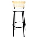 Ver imagem 3 de Banquetas Para Cozinha Palha 2Un Assento Branco