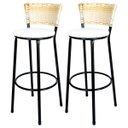 Ver imagem 1 de Banquetas Para Cozinha Palha 2Un Assento Branco