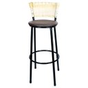 Ver imagem 3 de Banquetas Para Cozinha Palha 2Un Assento Marrom