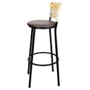 Ver imagem 4 de Banquetas Para Cozinha Palha 2Un Assento Marrom