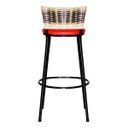 Ver imagem 5 de 3 Banquetas Alta Para Cozinha Ratan Hawai Cappuccino Premium