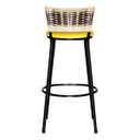 Ver imagem 5 de 4 Banquetas Alta Para Cozinha Ratan Hawai Cappuccino Premium