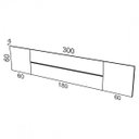 Ver imagem 2 de Cabeceira de Barra para Cama de Casal com LED em MDF 300cm Dalla Costa Dalla Costa