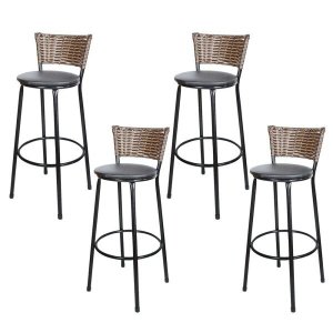 Banquetas Para Cozinha Cappuccino 4Un Assento Preto
