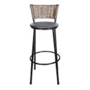 Ver imagem 3 de Banquetas Para Cozinha Cappuccino 4Un Assento Preto