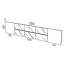 Ver imagem 3 de Cabeceira de Barra Espelhada para Cama de Casal com LED em MDF 300cm Dalla Costa