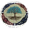 Mosaico Árvore da Vida e do Conhecimento Celta I Cerâmica Tamanho 100cm - 1