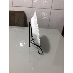 Suporte porta prato com foto feito em ferro artesanato mineiro - 7