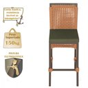 Ver imagem 3 de 8 Banqueta em Alumínio Roma Marrom Corda Náutica Tecido 13