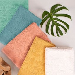 Toalha de Banho Atlântica Dual 100% Algodão 70x140 Branco - 3