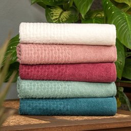 Toalha de Banho Atlântica Soul 100% Algodão 70x135 Branco - 2