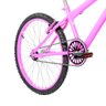 Bicicleta Aro 24 Alumínio Colorido + Kit Passeio Cor Rosa - 7