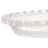 Travessa Oval de Cristal Coração Transparente 25x13cm Lyor - 3