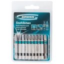 Ver imagem 1 de Bits Ph2 1/4 50mm Aço S2 10 Peças Gross 1133555