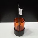 Ver imagem 4 de Castiçal Porta Vela Decorativa Home&co Metal 25x10x9cm Âmbar