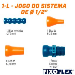 Fixoflex 1-l Jogo do Sistema de 1/2 - 1 Jogo Quimatic Tapmatic - 3